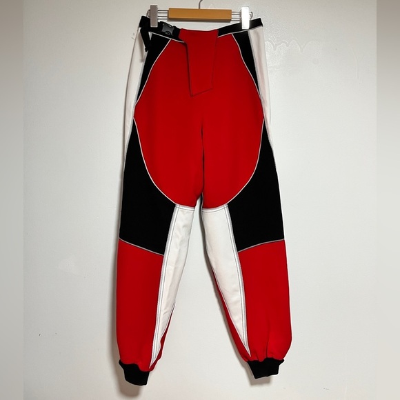 I.AM.GIA Women’s Colorblock Jogger Pants – Red/White/Black – Size M - Picture 2 of 12